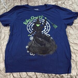 Defy Gravity Womans Blue T-Shirt